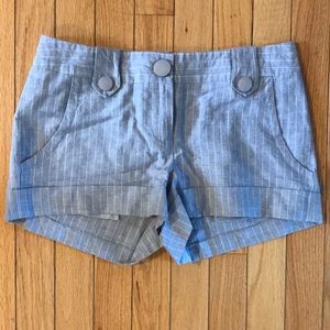 KENSIE pinstripe short